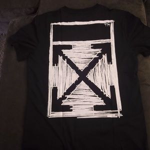 Fresh off white tee shirt party wear brand new